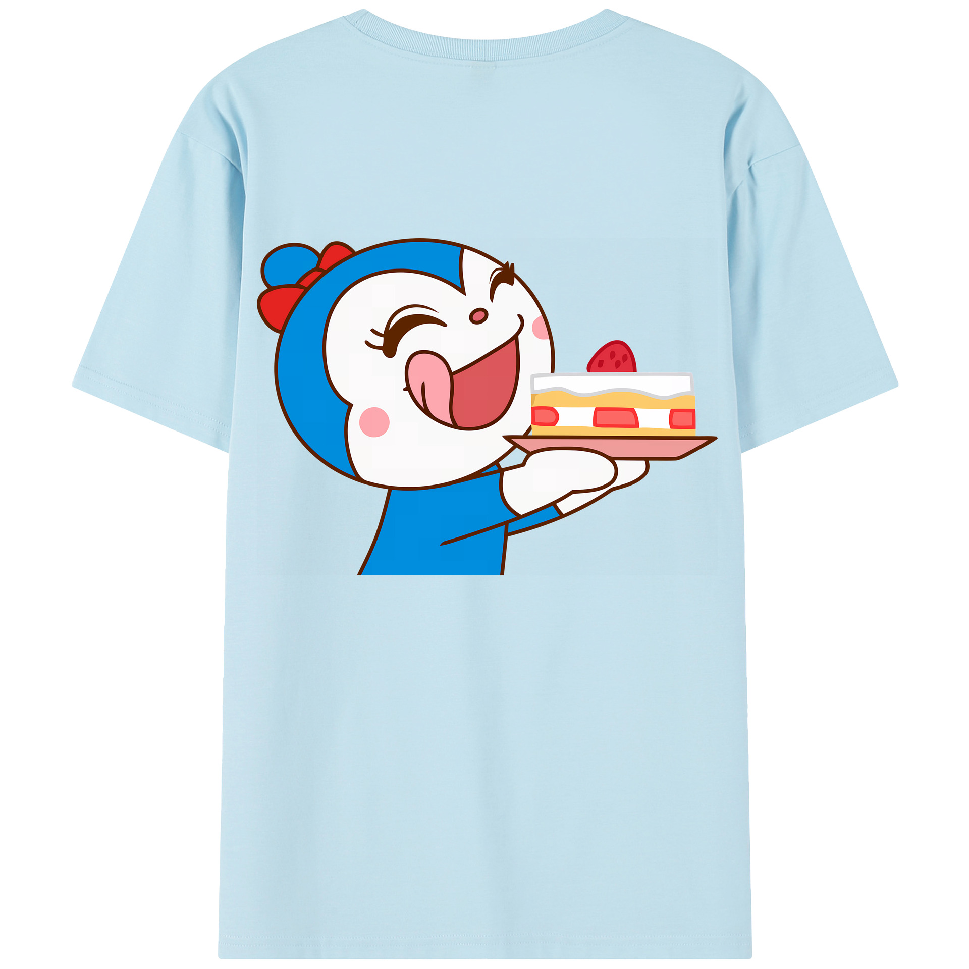 （画像用） アンパンマン Anpanman 綿100％半袖Tシャツ（背面プリント）